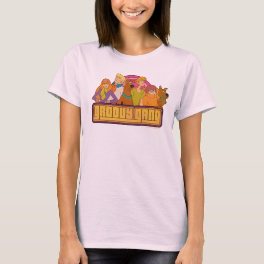 Scooby-Doo | "Groovy Gang" Retro Cartoon Graphic T-Shirt (Vorderseite)