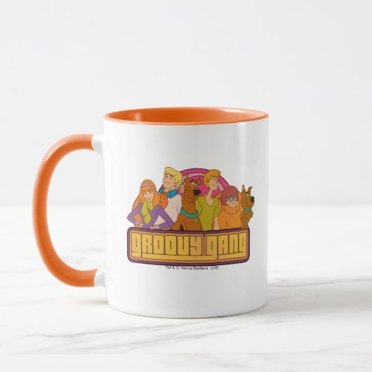 Scooby-Doo | "Groovy Gang" Retro Cartoon Graphic Tasse (Links)