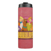 Scooby-Doo | "Groovy Gang" Retro Cartoon Graphic Thermosbecher (Vorderseite)