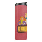Scooby-Doo | "Groovy Gang" Retro Cartoon Graphic Thermosbecher (Nach links gedreht)