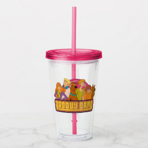 Scooby-Doo "Groovy Gruppen-" Retro Acryltrinkbecher