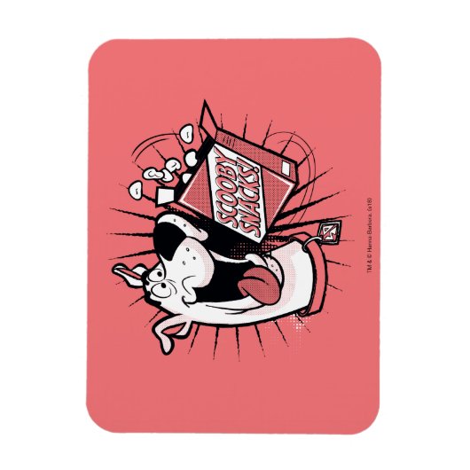 Scooby-Doo Halftone Scooby Snacks Magnet (Vertikal)