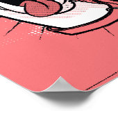 Scooby-Doo Halftone Scooby Snacks Poster (Ecke)