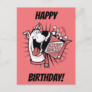 Scooby-Doo Halftone Scooby Snacks Postkarte