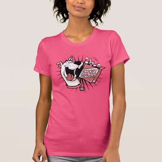 Scooby-Doo Halftone Scooby Snacks T-Shirt (Vorderseite)