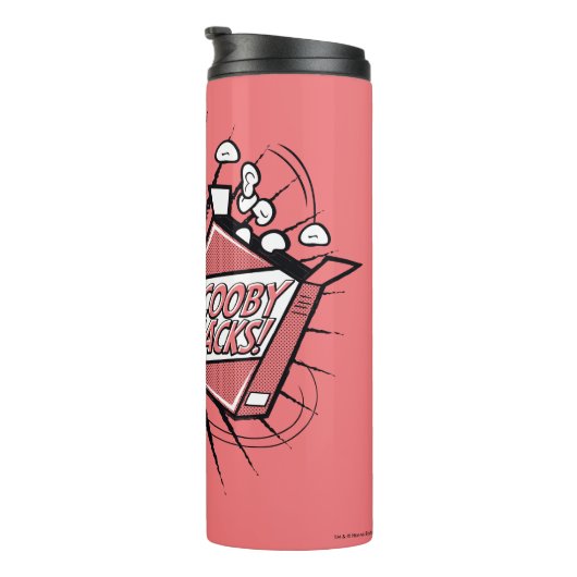 Scooby-Doo Halftone Scooby Snacks Thermosbecher (Nach rechts gedreht)