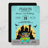 Scooby-Doo | Halloween 2. Geburtstag Einladung (Vorne/Hinten)