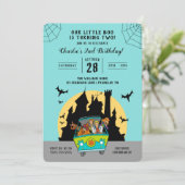 Scooby-Doo | Halloween 2. Geburtstag Einladung (Stehend Vorderseite)