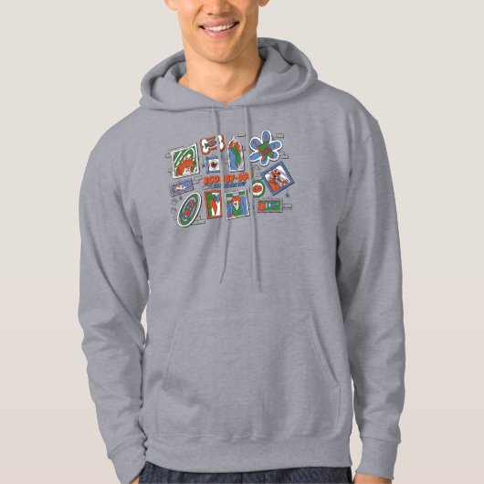 Scooby-Doo Halloween-Bilderrahmenwand Hoodie (Vorderseite)