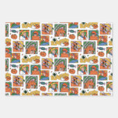 Scooby-Doo Halloween-Fotos Muster Geschenkpapier Set (Vorderseite)