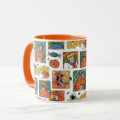 Scooby-Doo Halloween-Fotos Muster Tasse (Vorderseite Links)