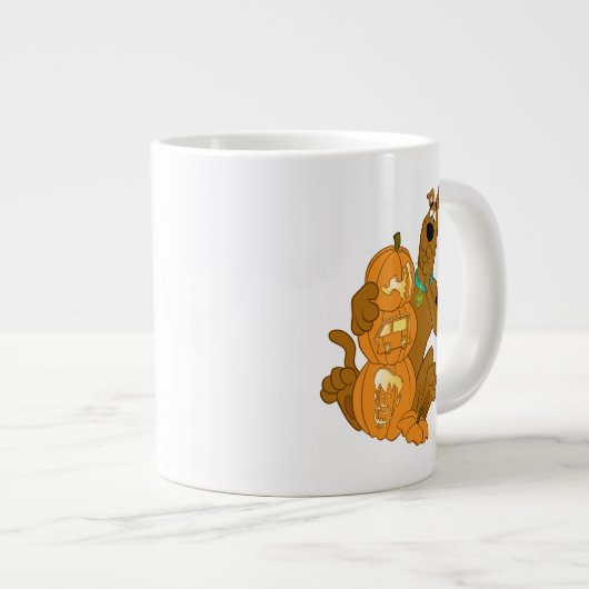 Scooby-Doo | Halloween Jack-O-Lantern Jumbo-Tasse (Vorderseite Rechts)