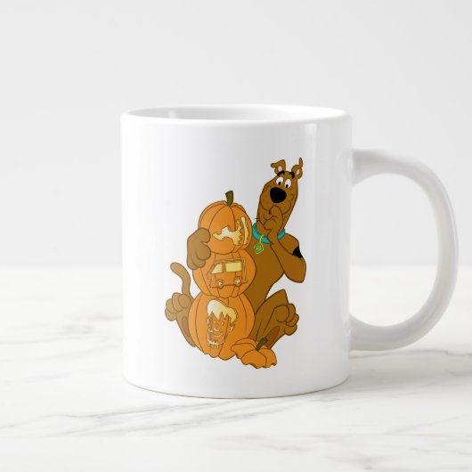 Scooby-Doo | Halloween Jack-O-Lantern Jumbo-Tasse (Rechts)