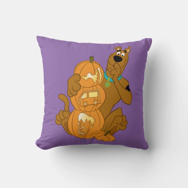 Scooby-Doo | Halloween Jack-O-Lantern Kissen (Vorderseite)