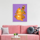 Scooby-Doo | Halloween Jack-O-Lantern Leinwanddruck (Insitu (Wohnzimmer))