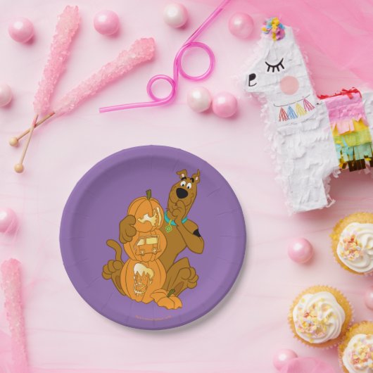 Scooby-Doo | Halloween Jack-O-Lantern Pappteller (Party)