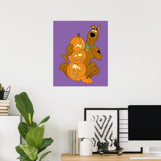 Scooby-Doo | Halloween Jack-O-Lantern Poster (Heimbüro)