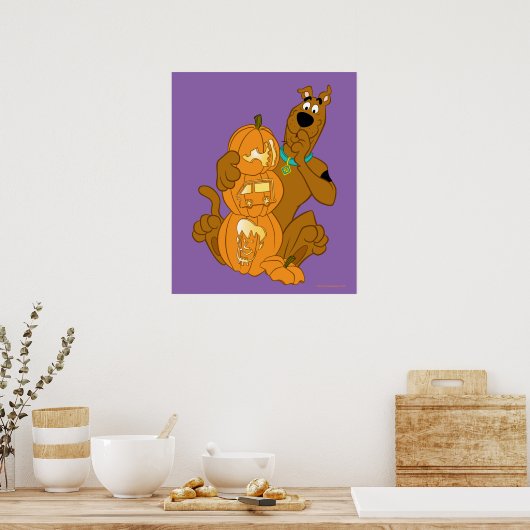 Scooby-Doo | Halloween Jack-O-Lantern Poster (Küche)