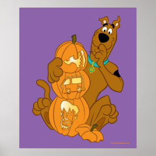 Scooby-Doo Halloween Jack-O-Lantern Poster