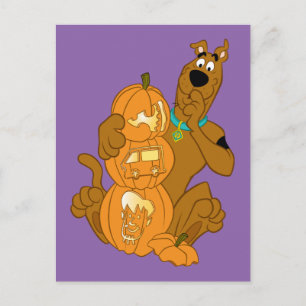 Scooby-Doo   Halloween Jack-O-Lantern Postkarte
