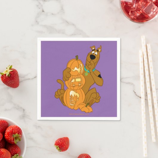 Scooby-Doo | Halloween Jack-O-Lantern Serviette (Beispiel)