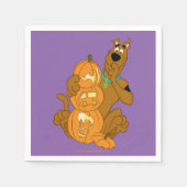 Scooby-Doo | Halloween Jack-O-Lantern Serviette (Vorderseite)