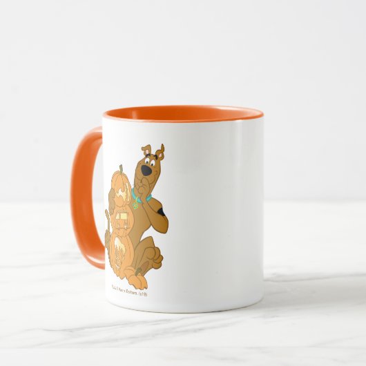 Scooby-Doo | Halloween Jack-O-Lantern Tasse (Vorderseite Links)