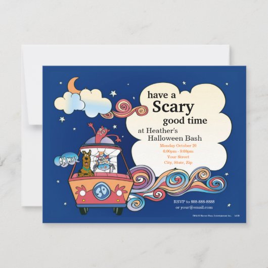 Scooby-Doo-Halloween-Party Einladung (Vorderseite)