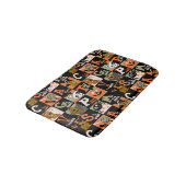 Scooby-Doo | Halloween Pattern Badematte (Schrägansicht)