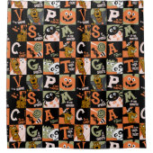 Scooby-Doo | Halloween Pattern Duschvorhang (Vorderseite)