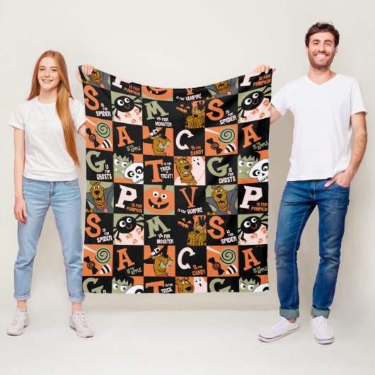 Scooby-Doo | Halloween Pattern Fleecedecke (Beispiel)