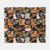 Scooby-Doo | Halloween Pattern Fleecedecke (Vorderseite (Horizontal))