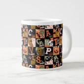 Scooby-Doo | Halloween Pattern Jumbo-Tasse (Vorderseite Rechts)