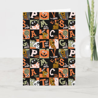 Scooby-Doo | Halloween Pattern Karte