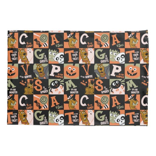 Scooby-Doo | Halloween Pattern Kissenbezug (Rückseite)