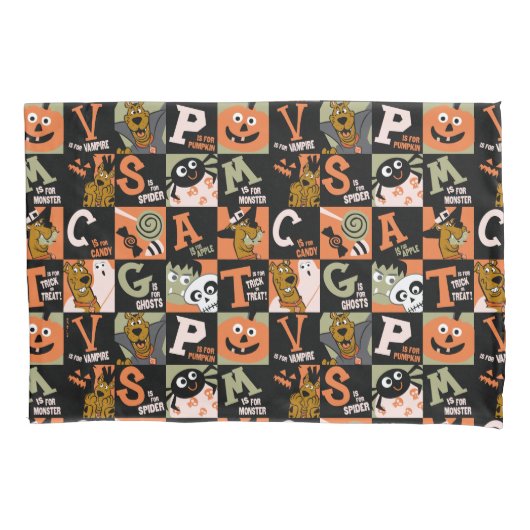 Scooby-Doo | Halloween Pattern Kissenbezug (Vorderseite)