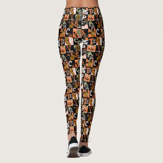 Scooby-Doo | Halloween Pattern Leggings (Rückseite)