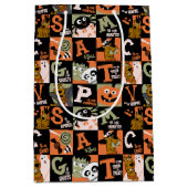 Scooby-Doo | Halloween Pattern Mittlere Geschenktüte (Vorderseite)