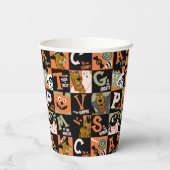 Scooby-Doo | Halloween Pattern Pappbecher (Rückseite)