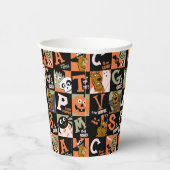 Scooby-Doo | Halloween Pattern Pappbecher (Rechts)
