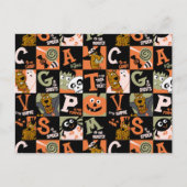 Scooby-Doo | Halloween Pattern Postkarte (Vorderseite)