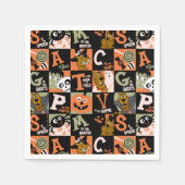 Scooby-Doo | Halloween Pattern Serviette (Vorderseite)