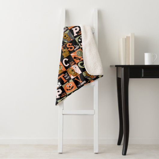Scooby-Doo | Halloween Pattern Sherpadecke (Beispiel)