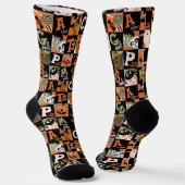 Scooby-Doo | Halloween Pattern Socken (Gewinkelt)