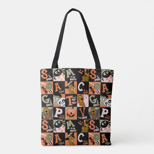 Scooby-Doo | Halloween Pattern Tasche (Rückseite)