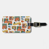 Scooby-Doo Halloween Photos Pattern Gepäckanhänger (Vorderseite horizontal)