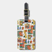 Scooby-Doo Halloween Photos Pattern Gepäckanhänger (Vorderseite vertikal)