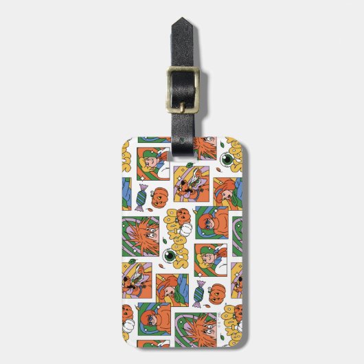 Scooby-Doo Halloween Photos Pattern Gepäckanhänger (Vorderseite vertikal)