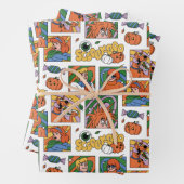Scooby-Doo Halloween Photos Pattern Geschenkpapier Set (Beispiel)