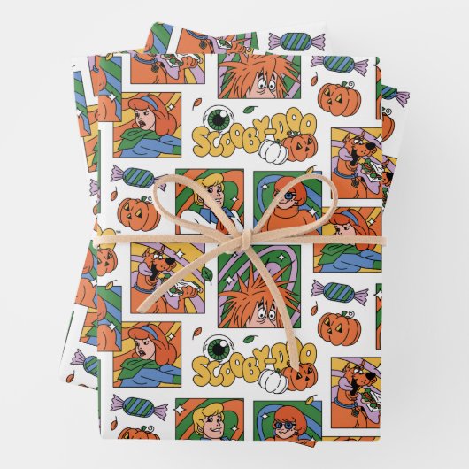 Scooby-Doo Halloween Photos Pattern Geschenkpapier Set (Beispiel)